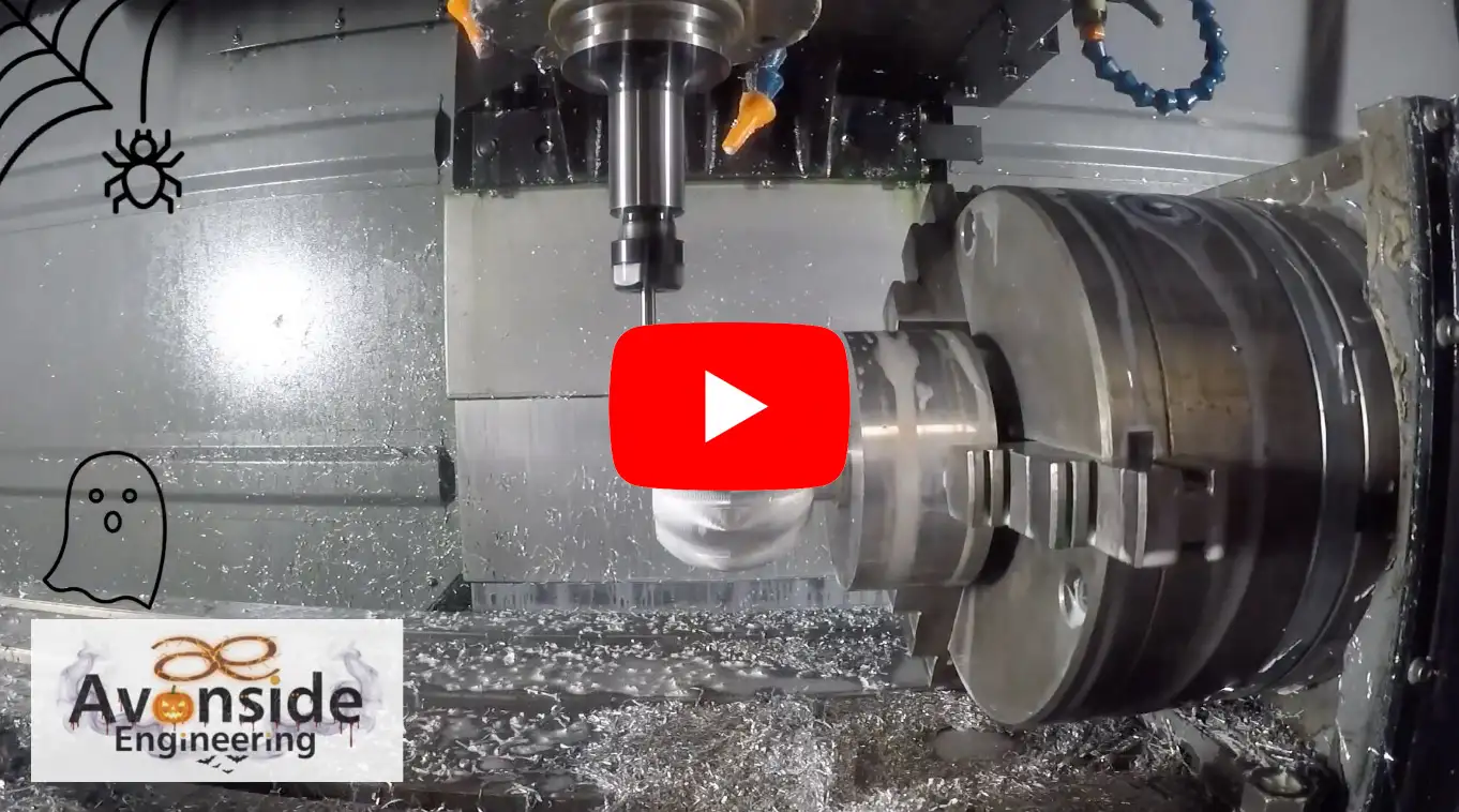 CNC Milling Pumpkin - Frighteningly Good 4th Axis Work