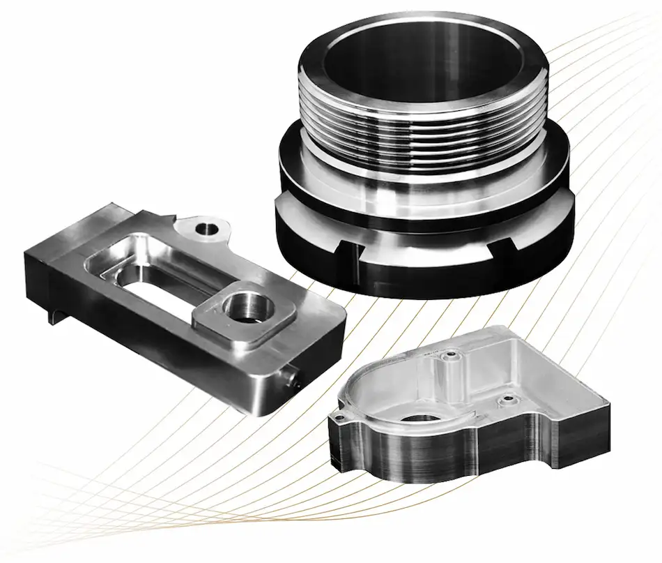 CNC milled parts showcasing precision machining for prototypes and large-scale production using advanced CNC technology